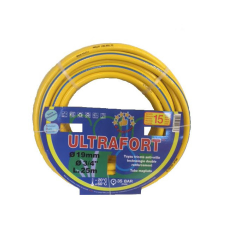 Tuyaux arrosage ULTRAFORT - 6 couches - Ø15mm - 25m