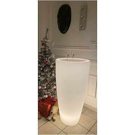 Pot conique Delight - 3 en 1 - Inox - Eclairant