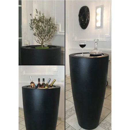 Pot conique Delight - 3 en 1 - Inox - Couleurs au choix