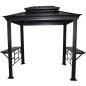 Abri barbecue Messina - aluminium/acier - 3,91m² Abri barbecue Messina - aluminium/acier - 3,91m²
