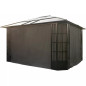 Rideaux occultants - pour pergolas Savino - 15.35m² - Anthracite Rideaux occultants - pour pergolas Savino - 15.35m² - Anthracite