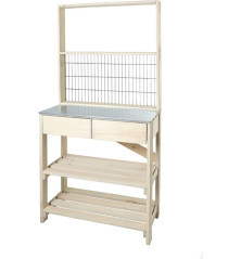 Table de plantation - 158cm - Bois naturel