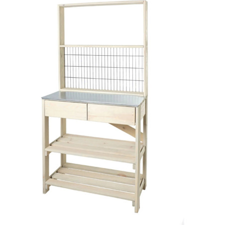 Table de plantation - 158cm - Bois naturel