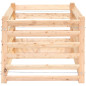 Composteur - bois naturel - Dimensions au choix Composteur - bois naturel - Dimensions au choix