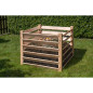 Composteur - bois naturel - Dimensions au choix Composteur - bois naturel - Dimensions au choix