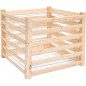 Composteur - bois naturel - Dimensions au choix Composteur - bois naturel - Dimensions au choix
