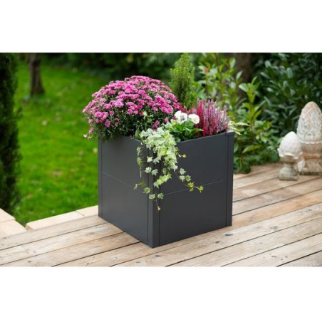 Jardinière Talus - métal - Anthracite - Dimensions au choix