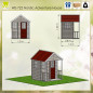 Cabane pour enfants - Fox - Naturel/Rouge Cabane pour enfants - Fox - Naturel/Rouge