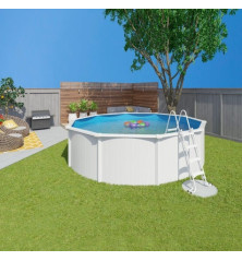 Piscine Saphir - acier blanc - 18 m³