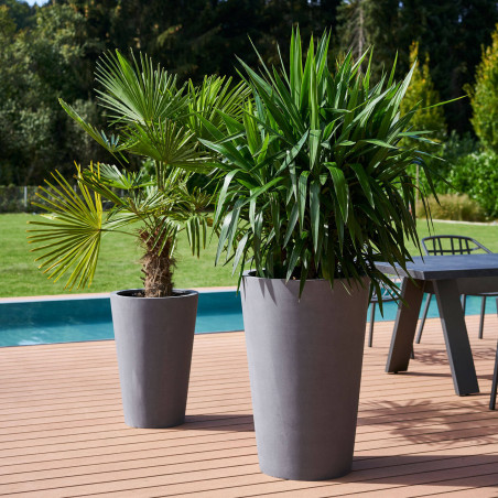 "Natural" - Pot Belle - Gris - Dimensions au choix