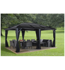 Tonnelle Méridien - 12 × 16 - anthracite