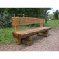 Banc en bois Limousin – Style rustique