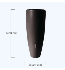 Récupérateur eau 2en1-300L+bac à plantes moka kit complet