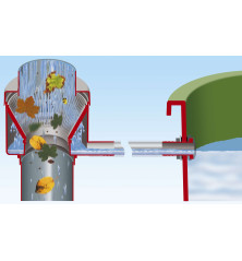 Récupérateur eau 2en1-300L+bac à plantes moka kit complet