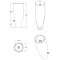 Récupérateur d'eau "KIT 2 en 1" 300 L avec bac à fleurs, coloris moka Récupérateur d'eau "KIT 2 en 1" 300 L avec bac à fleurs, coloris moka