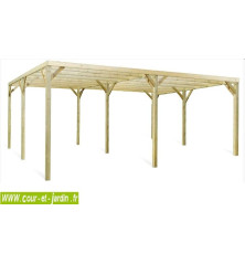 Carport MONZA DUE 2 voitures 6m x 5 (30 m2)