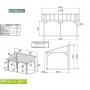 Dimensions: Auvent en bois pour terrasse SHERWOOD 5mx3. Cette charpente bois kit est un carport 1 pan ou carport adossant bois