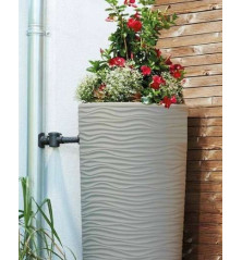 Récupérateur eau 2 en 1 NATURA SAHARA 350L+bac à plantes