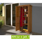 Armoire de balcon Pédro, haute en bois. Meuble de balcon Armoire de balcon Pédro, haute en bois. Meuble de balcon
