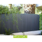 Canisses PVC double face anthracite ht 120cm rouleau de 3ml Canisses PVC double face anthracite ht 120cm rouleau de 3ml