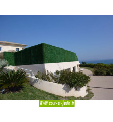 Haie végétale artificielle 110 brins rouleau de 3ml  ht 180cm