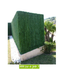 Haie végétale artificielle 110 brins rouleau de 3ml  ht 180cm
