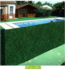 Haie végétale artificielle LUX  ht 150cm x 3ml