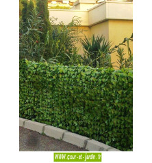 Brise vue haie artificielle 1m50 feuilles de Rosiers x 3ml