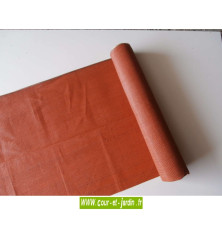 Filet  brise vue occultant, rouleau de 50m  ht 2m  rouille  - brise vue balcon